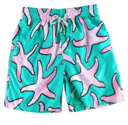 Weitere Farben Herren-Strandshorts mit Oktopus-Motiv, französischer Seestern, Schildkröten-Aufdruck, Bermuda-Badebekleidung für Herren, schnell trocknend