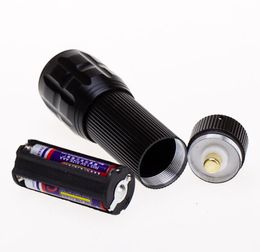 Aluminium alloy mini flashlight strong beam 3 mode led flashlight Retractable zoomable flashlight portable outdoor Travelling torches