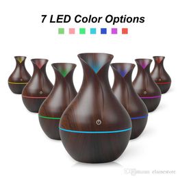 2020 New USB Diffuser 130ml Aroma Essential Oil Diffuser Ultrasonic Cool Mist Humidifier 7 Colour Change LED Night light