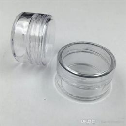 nail art packaging Canada - bottle 5ML 5Gram Cream Jar Container Sample Display Case Cosmetic Packaging Mini Nail art plastic Empty