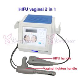 NEW 2 in 1 HIFU slimming vaginal tightening face lift machine with 1.5mm 3.0mm 4.5mm skin rejuvention wrinkle removal machines