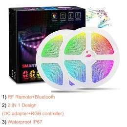 High Birght 10M 5050 Led Strips Light Warm Pure White Red Green Blue RGB Flexible 5M Roll 300 Leds 12V Outdoor Ribbon