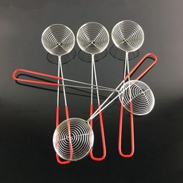 Stainless Steel Pearl Milk Tea Colander Hot Pot Colander Filter Oil Spoon Net Colander Kitchen Vegetable Filter NO435