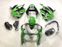 Injection Fairing body kit for KAWASAKI Ninja ZX6R 636 00 01 02 ZX 6R 2000 2001 2002 ABS Green Fairings bodywork+Gifts GS19