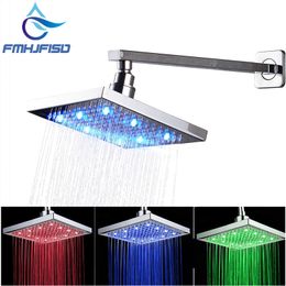 Temperature Sensor 3 Colors Chaning Rozin 12LED Rainfall Shower Head Square,Ultra-Thin Luxury Bathroom Showerhead Ceiling Mounted,3-Layer 304 Stainless Steel Temperature Sensor 3 Colors Chaning Rozin 12LED Rainfall Shower Head Square,Ultra-Thin Luxury Bathroom Showerhead Ceiling Mounted,3-Layer 304 Stainless Steel