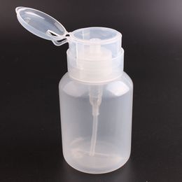 200ML/6.8OZ Nail Art Pump Dispenser Bottle Gel Polish Remover Cleaner Liquid Container Pressure Bottle