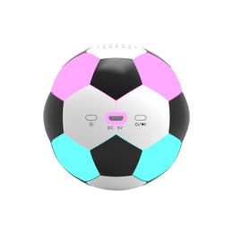 2020 New Mini Colourful Football Bluetooth Audio Cross-Border Bluetooth Speaker Outdoor Bluetooth Speaker Desktop Speaker dhl free