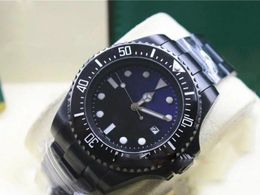 black strap men seadweller ceramic bezel stanless steel clasp 116660 automatic movement business casual mens watches256p
