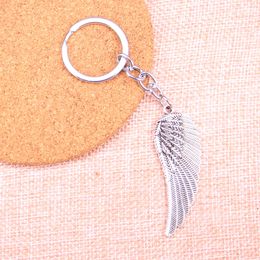 angel wings jewellery UK - 55*19mm angel wings KeyChain, New Fashion Handmade Metal Keychain Party Gift Dropship Jewellery