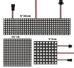 Umlight1688 WS2812B 5050 RGB SMD 8*32 pixels digital flexible dot matrix individually addressable led display screen 3 SIZE stock