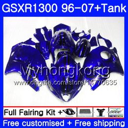 Hayabusa For SUZUKI GSXR1300 96 97 98 99 00 01 07 Kit 333HM.165 GSXR 1300 GSX-R1300 1996 1997 1998 1999 2000 2001 2007 Fairing Glossy blue