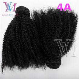 VMAE 4A Unprocessed Remy Virgin Human Hair 3 Bundles Natural Color Grade 11A Cuticle Aligned 100% Original Hair Weft Extensions