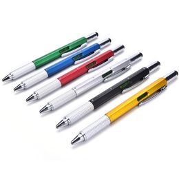 Tool Creative Stationery Ruler Multifunction Office Promoti screwdriver tool caliper level scale capacitance touch ballpoint pen