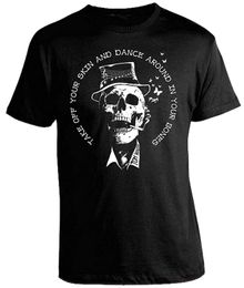 New Tom Waits Dance Around In Your Bones Music T-shirt Black Men Summer Short Sleeves T Shirt Interesting Pictures