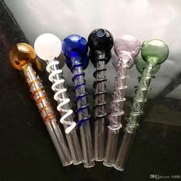 Silk color bubble straight pot glass accessories , Wholesale Glass Bongs, Oil Burner Glass Water Pipes, Smoke Pipe Accessories