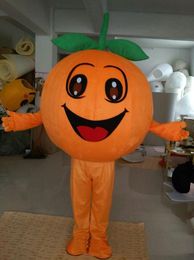 2019 Hot sale Orange Fruit Mascot Costume Suit Size Mascot Costume Suit Fancy Dress Cartoon Character Party Outfit Suit