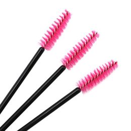 Wholesale 50pcs/set Disposable Eyelash Brush Mascara Wands Applicator Eyebrow Brush Eyelash Brush Multiple Colours For Salons