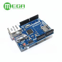 5pcs/lot Ethernet W5100 For 328 Mega1280 2560(support micro SD card)