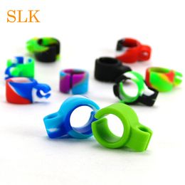 Mini Cigarette Rings Silicone Smoking accessories Smoke Ring Tobacco Joint Holder Finger Protector For Regular Size (7-8mm) Cigarette Tools