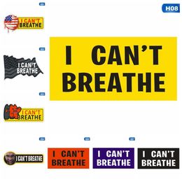 I can't Breathe Sticker Self-Adhesive Sticker Creative PVC Car Sticker Suitable For Clothes Cars Laptops Wall Decorative Stickers GGA34