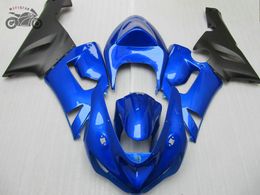 Creat your own Custom fairings kit for Kawasaki 2005 2006 ZX6R Ninja ZX636 ZX 6R 05 06 ZX-6R blue motorcycle Chinese fairing bodykit