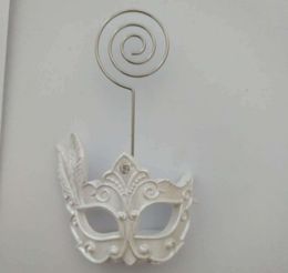 Mardi Gras Masked Theme Place Card Holder Name Card Clip Favors Wedding Favors Table Setting Decor