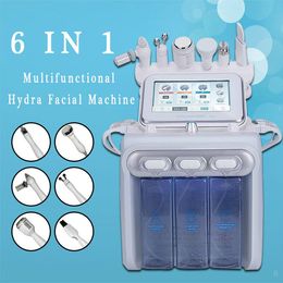 6 in 1 Aqua Water Dermabrasion H2 O2 Oxygen Spray with RF Bio Lifting Spa Facial skin deep cleansing machine