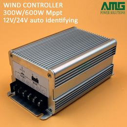 MPPT/Boost 12V/24V auto-switch 100W-600W 25A wind generator charge controller voltage self-adaptive