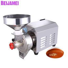 BEIJAMEI Wholesale commercial Peanut Butter Grinder making Machine 220V Multifunction Electric sesame paste Maker For Sale