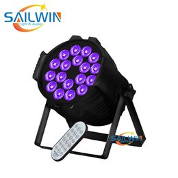 Stage use factory cheap price 18x18W 6IN1 RGBAW UV Wireless LED PAR LIGHT