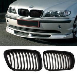 2pcs Kidney M Sport Grilles 4d 4 Door Touring Saloon Compact For Bmw E46 3 Series 1998 1999 2000 2001