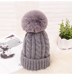 Women's Winter Knit Hat Trendy Slouchy Beanie with Warm Fleece Lining Skull Chunky Soft Thick Cable Ski Cap in 6 Colour