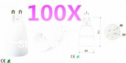 100pcs G9 to E14 LED socket adapter Led Light Lamp Bulb Holder converter Free Shipping