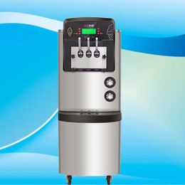 New commercial stainless steel soft ice cream machine, high quality soft ice cream maker free shipping
