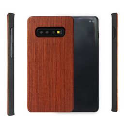 Wooden phone cover for samsung galaxy s10e s10 plus customized wooden mobile phone case shockproof s9 s8 note 9 note 8