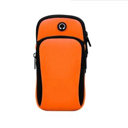 50PCS DHL Running mobile phone arm bag Sport Outdoor Packs men and women sports running arm bag cycling bags