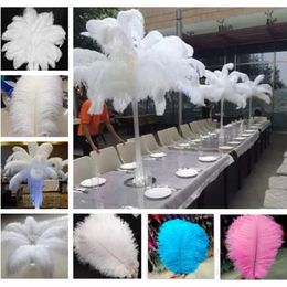 25-30cm Ostrich Feachers For Birthday Party Decorations Stage Performance Costume Supplies Table Wedding centerpieces XD21512