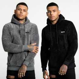 Fashion New Men Fleece Hoodie Cotton Outdoor Workout Sweatshirts Men Warm Pullover Hoodie Top Clothes