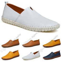 New hot Fashion 38-50 Eur new men's leather men's shoes Candy colors overshoes British casual shoes free shipping Espadrilles Six