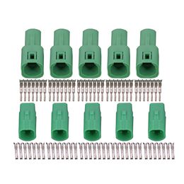 5 Sets 7 Pin Automotive Terminals Wire Connectors Male and Female Connector DJ7071Y-0.4-11/21