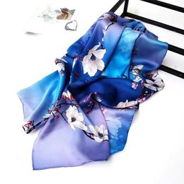 women girls 100% Real Mulberry SILK satin SCARF wrap shawl sarongs Silk Neckerchiefs 180*55cm factory sale MIXED 30 pcs/lot #4110