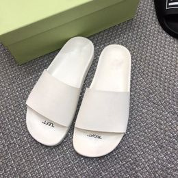 Designer flip flops Stamp Couple Slippers odyssey slide leather sandal Beach casual slipper Summer Flip Flops Fashion luxury arrow Slippers