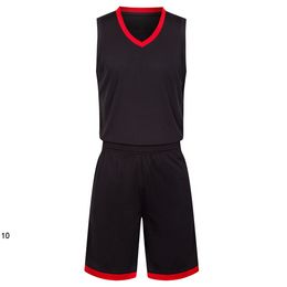 2019 New Blank Basketball jerseys printed logo Mens size S-XXL cheap price fast shipping good quality Black Red BR0002AA1n2r