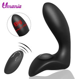 Prostate Massager vibrator Wireless Remote Control Vibrating Anal Plug Butt Plugs Sex Toys Adults Masturbator For Men C19010501