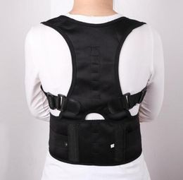 Hot Male Female Adjustable Magnetic Posture Corrector Corset Back Brace Back Belt Lumbar Support Straight Corrector Despalda S-XXXL