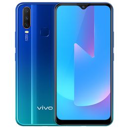 Original Vivo U3x 4G LTE Cell Phone 3GB RAM 32GB 64GB ROM Snapdragon 665 Octa Core Android 6.35" LCD Full Screen 13MP OTG 5000mAh Fingerprint ID Face Smart Mobile Phone