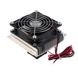 Freeshipping Thermoelectric Peltier Refrigeration Cooling System Kit Cooler for DIY TEC-12706 mini air conditioner