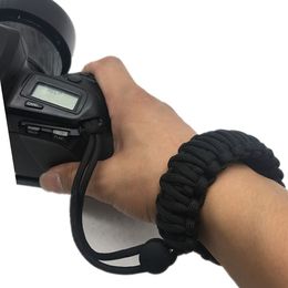 2019 New Design out door FoRapid Braided 550 Paracord Adjustable Camera Wrist Strap Bracelet for Mirrorless Compact System DSLR Cameras