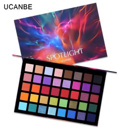 Shadow Ucanbe Beauty Makeup Eyeshadow Spotlight Palette 40 Colour Eye Shadow Matte Shimmer Nude Eye Shadow hills Palette Face Brand Cosmet