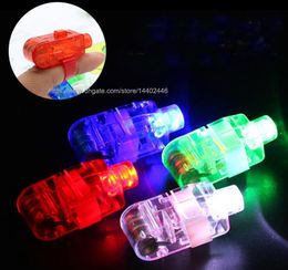 5000pcs LED Finger Light Up Lamp Ring Glow Party Night Club Dazzling Beams Laser Flashing Fingers Rings 4 Colors Toy Gift